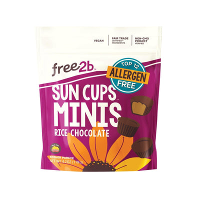 Free 2 B Sun Cups - Mini - Ice Chocolate - Case Of 6 - 4.2 Oz - Orca Market