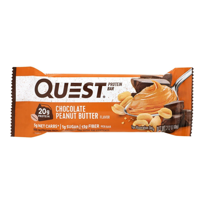 Quest Bar - Chocolate Peanut Butter - 2.12 Oz - Case Of 12 - Orca Market