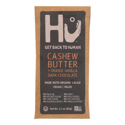 Hu - Dark Chocolate Bar Cashew Butter Orange Vanilla - Case Of 12-2.1 Oz - Orca Market