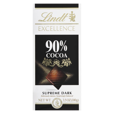 Lindt - Bar Chocolate Cocoa 90% - Case Of 12-3.5 Oz - Orca Market