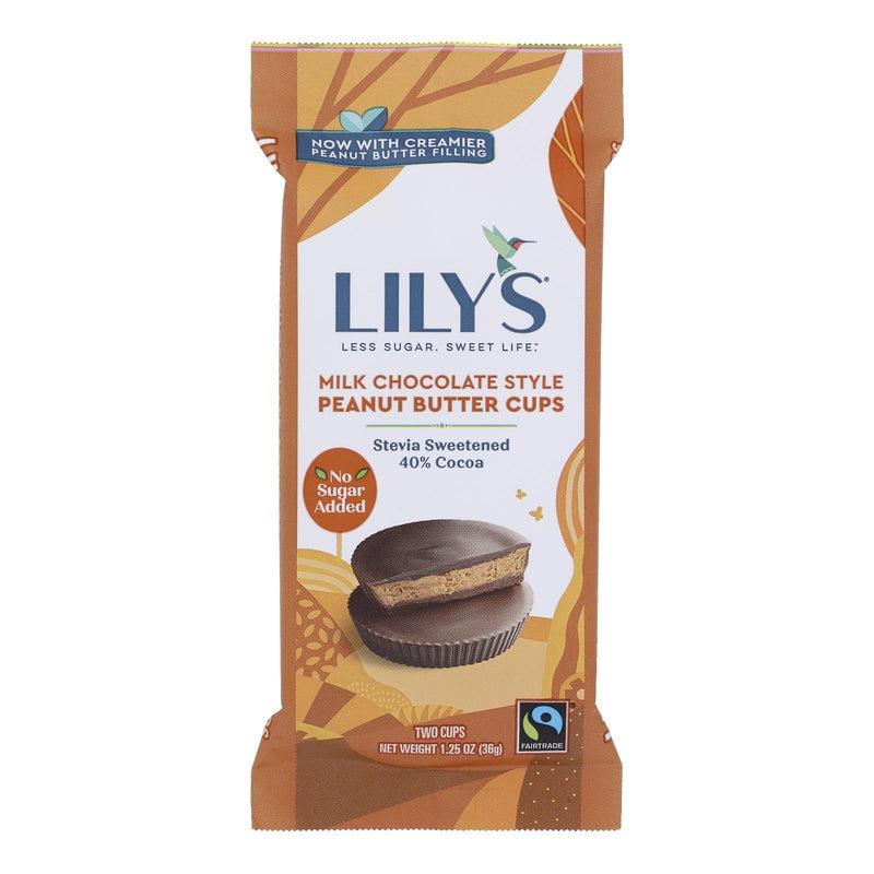 Lilys - Peanut Butter Cup Milk Chocolate 2 Pack - Case Of 12-1.25 Oz - Orca Market