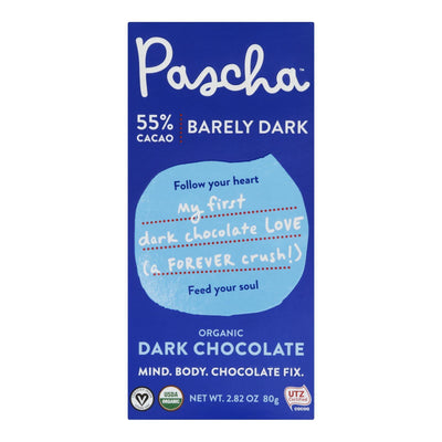 Pascha - Bar Chocolate 55% Cacao - Case Of 10 - 2.82 Oz - Orca Market