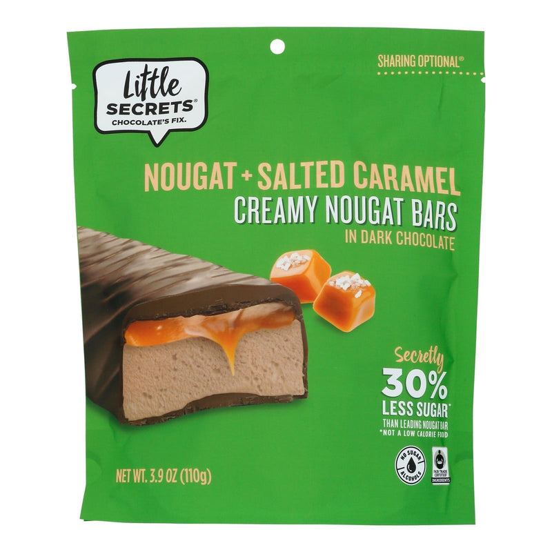 Little Secrets - Nougat Bar Salted Caramel - Case Of 6-3.9 Oz - Orca Market