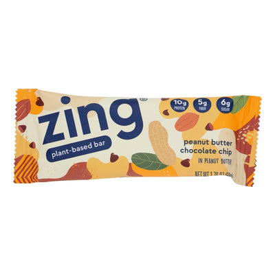 Zing Bars - Nutrition Bar - Peanut Butter Chocolate Chip - 1.76 Oz Bars - Case Of 12 - Orca Market