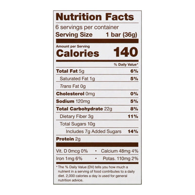 Nature's Bakery Banana Chocolate Chip Baked-in Bars - Case Of 6 - 6 / 1.27oz - Orca Market