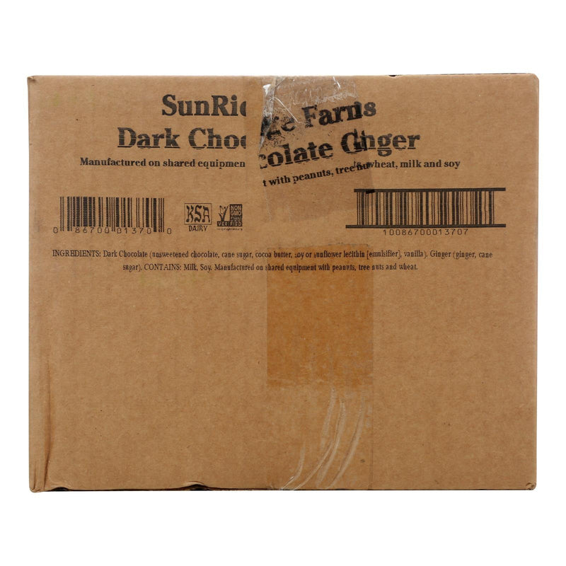 Sunridge Farms Dark Chocolate Ginger - Single Bulk Item - 10lb - Orca Market