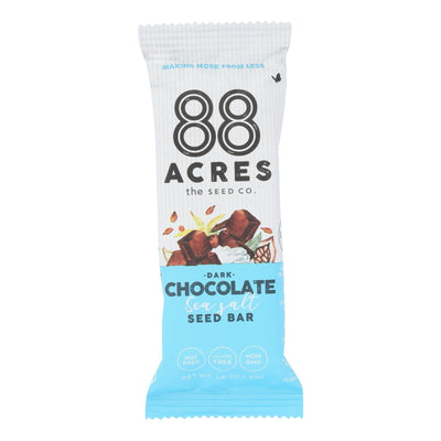 88 Acres - Bars - Chocolate And Sea Salt - Case Of 9 - 1.6 Oz. - Orca Market