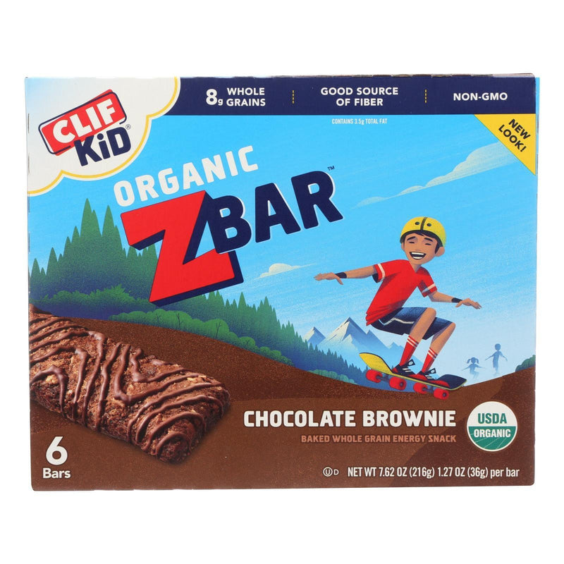 Clif Kid Zbar - Chocolate Brownie - Case Of 9 - 7.62 Oz - Orca Market