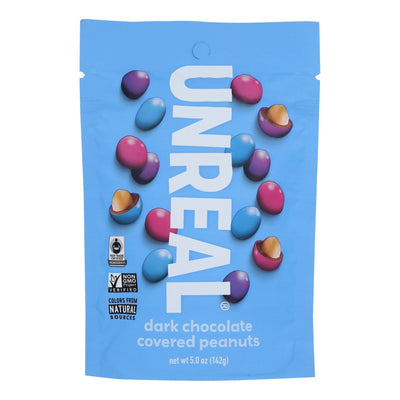 Unreal Dark Chocolate Peanut Gems - Case Of 6 - 5 Oz - Orca Market