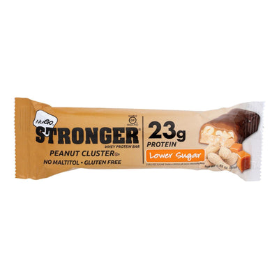 Nugo Nutrition Bar - Stronger Peanut Cluster - 2.82 Oz - Case Of 12 - Orca Market