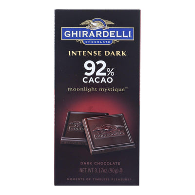 Ghirardelli 92% Cacao Moonlight Mystique Intense Dark Chocolate - Case Of 12 - 3.17 Oz - Orca Market