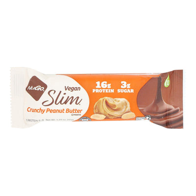 Nugo Nutrition Bar - Slim - Crunchy Peanut Butter - 1.59 Oz Bars - Case Of 12 - Orca Market