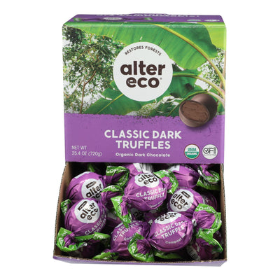 Alter Eco Americas Organic Truffles - Sea Salt - .42 Oz - Case Of 60 - Orca Market