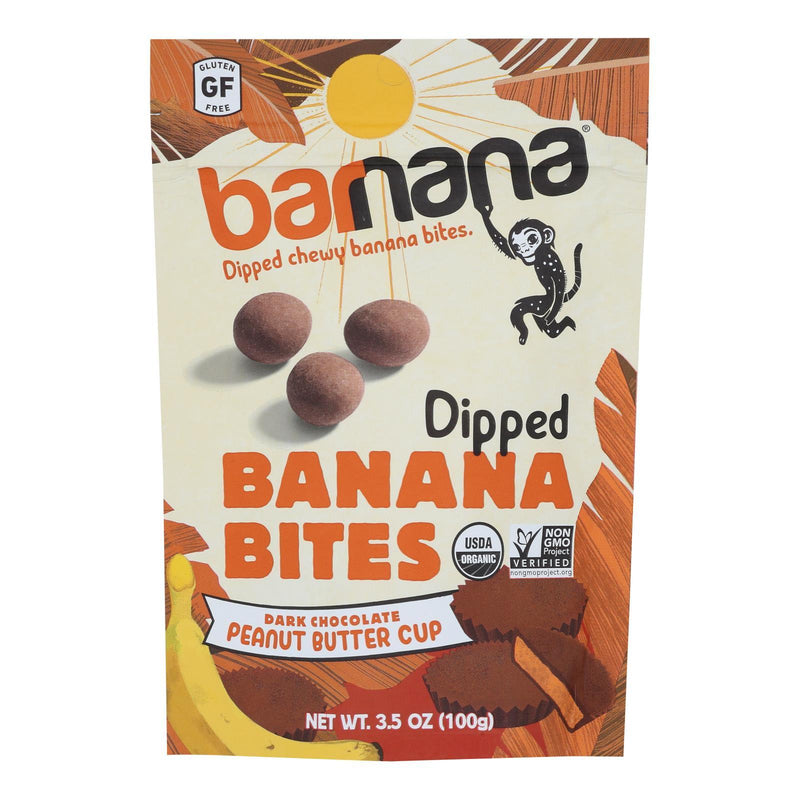 Barnana - Ban Bites Chocolate Peanut Butter Cup - Case Of 12 - 3.5 Oz - Orca Market