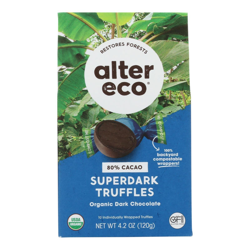 Alter Eco - Truffle Spr Dark Chocolate - Case Of 8 - 4.2 Oz - Orca Market