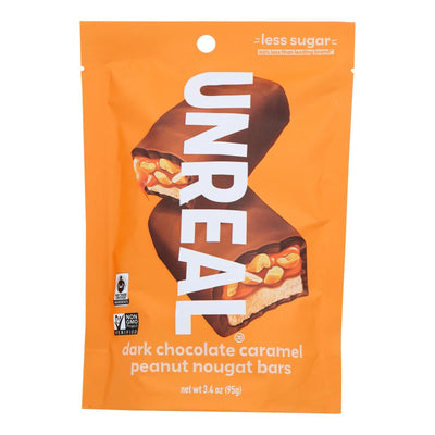 Unreal - Bar Chocolate Caramel Peanut Noug - Case Of 6-3.4 Oz - Orca Market