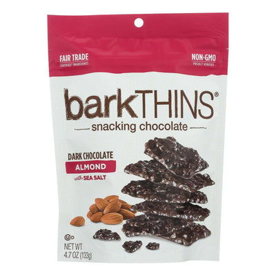 Bark Thins Bark Thins Dark Chocolate - Almond With Sea Salt - Case Of 12 - 4.7 Oz. - Orca Market