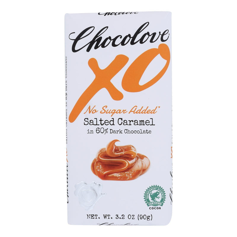 Chocolove - Xo Bar Dark Chocolate Salted Caramel - Case Of 10-3.2 Oz - Orca Market