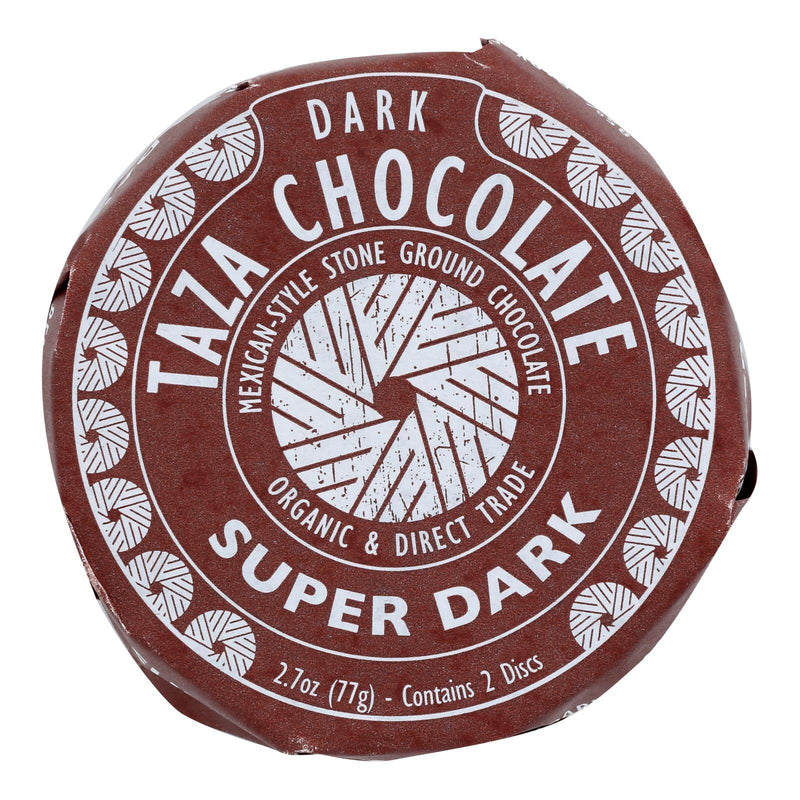 Taza Chocolate Organic Chocolate Mexicano Discs - Super Dark - Case Of 12 - 2.7 Oz. - Orca Market