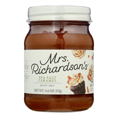 Mrs. Richardson's - Topping Sea Salt Caramel - Case Of 6 - 16 Oz - Orca Market