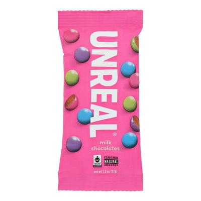 Unreal - Chocolate Gems Milk Chocolate - Case Of 12 - 1.3 Oz - Orca Market