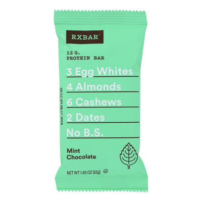 Rxbar - Protein Bar - Mint Chocolate - Case Of 12 - 1.83 Oz. - Orca Market