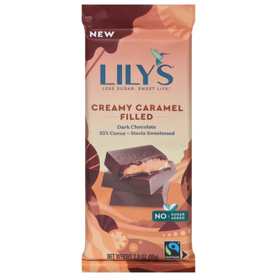 Lilys - Bar Dark Chocolate Cr Caramel - Case Of 12-2.8 Oz - Orca Market