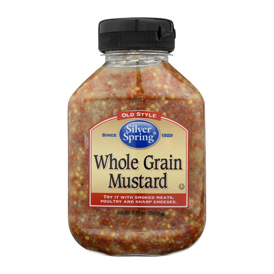 Silver Spring Mustard - Whole Grain - Case Of 9 - 9.25 Oz - Orca Market