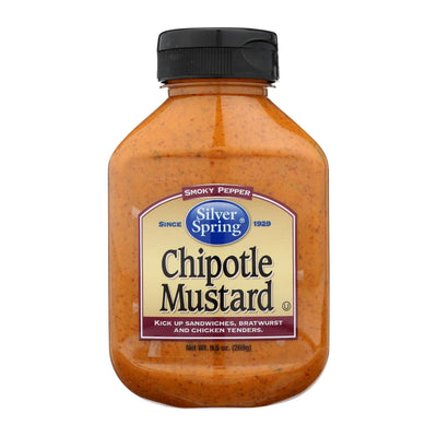 Silver Spring Squeeze - Mustard - Chipotle - Case Of 9 - 9.5 Oz - Orca Market