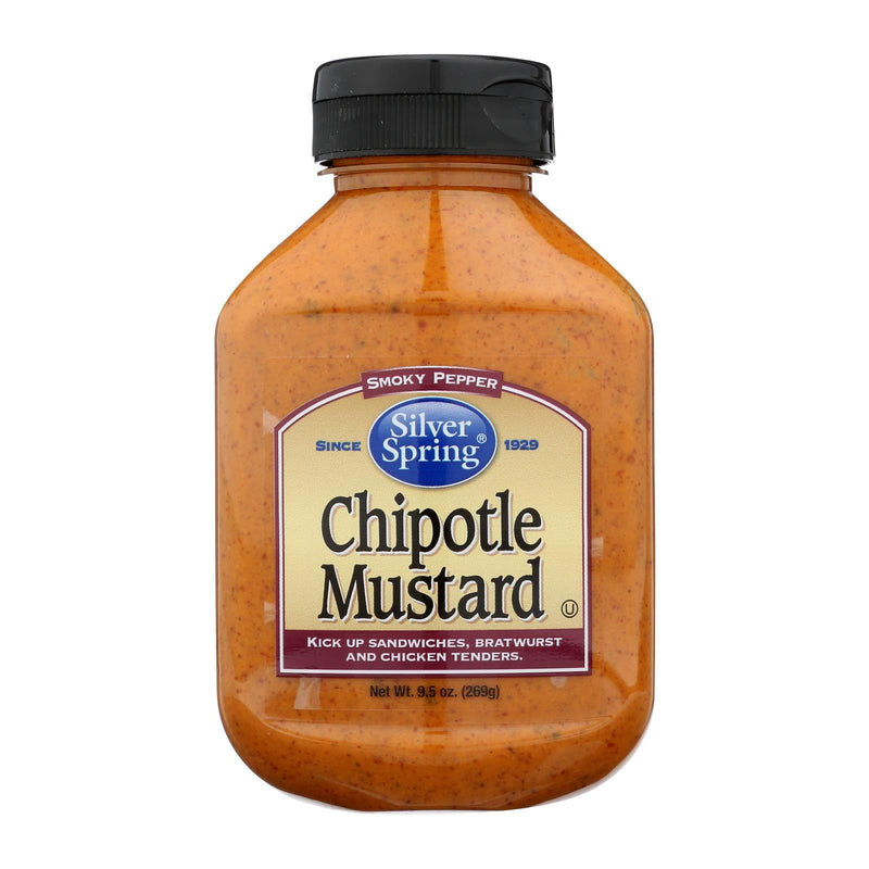 Silver Spring Squeeze - Mustard - Chipotle - Case Of 9 - 9.5 Oz - Orca Market