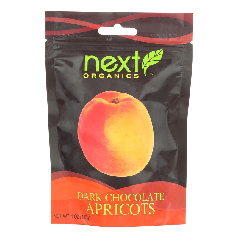 Next Organics Dark Chocolate Apricots - Case Of 6 - 4 Oz - Orca Market