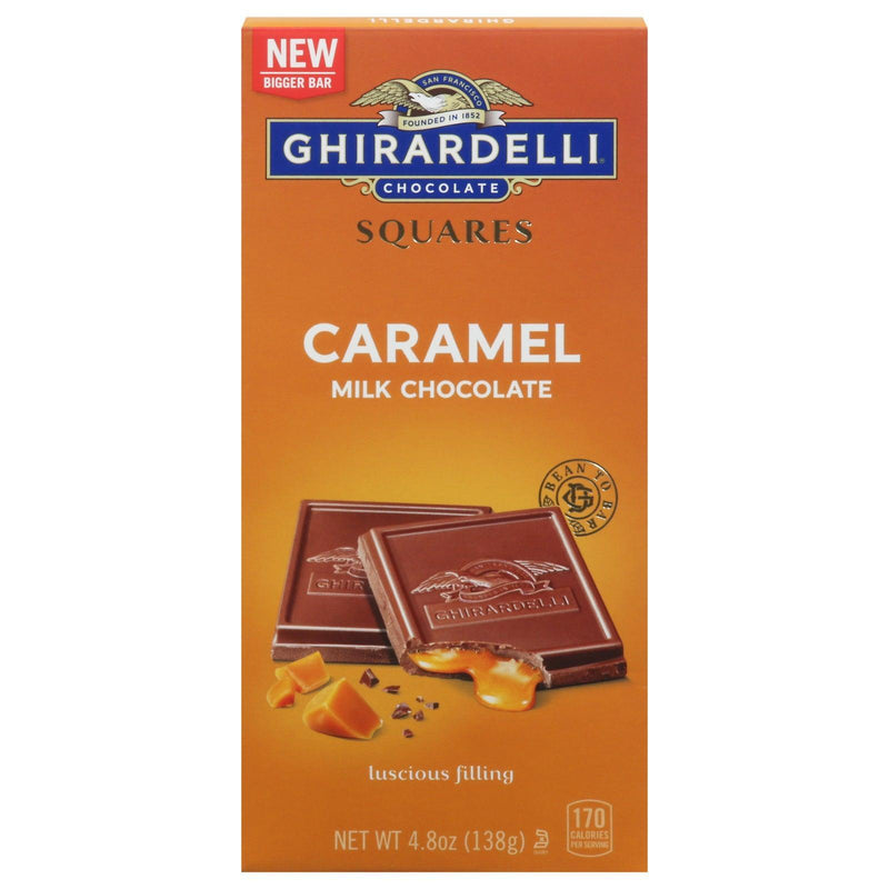 Ghirardelli - Bar Milk Chocolate Caramel - Case Of 10-4.8 Oz - Orca Market