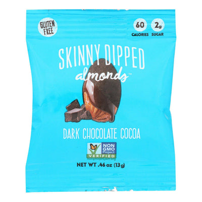 Skinnydipped - Dip Almond Mini Dark Chocolate Cocoa - Case Of 24-0.46 Oz - Orca Market