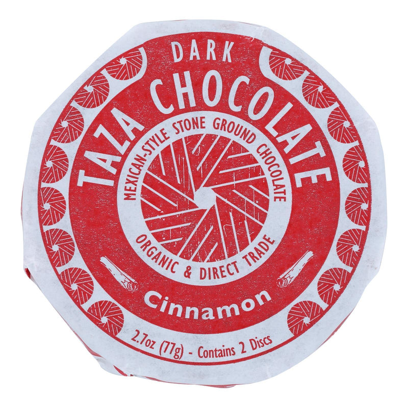 Taza Chocolate Organic Chocolate Mexicano Discs - 50 Percent Dark Chocolate - Cinnamon - 2.7 Oz - Case Of 12 - Orca Market