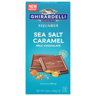 Ghirardelli - Bar Milk Chocolate Sea Salt Caramel - Case Of 10-4.8 Oz - Orca Market