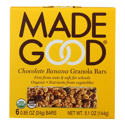 Made Good Granola Bar - Chocolate Banana - Case Of 6 - 5 Oz. - Orca Market