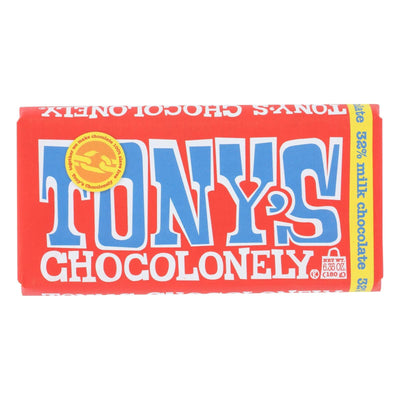 Tony's Chocolonely - Bar Chocolate Milk 32% - Case Of 15 - 6.35 Oz - Orca Market