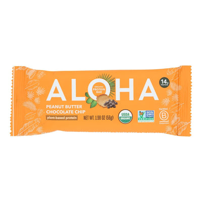 Aloha (bars) Peanut Butter Chocolate Chip - Case Of 12 - 1.9 Oz - Orca Market