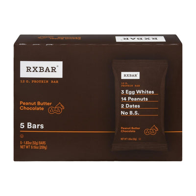 Rxbar - Protein Bar Peanut Butter Chocolate - Case Of 6 - 5/1.83oz - Orca Market