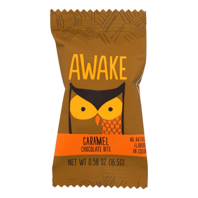 Awake Chocolate - Bites Chocolate Caramel - Case Of 50-.58 Oz - Orca Market