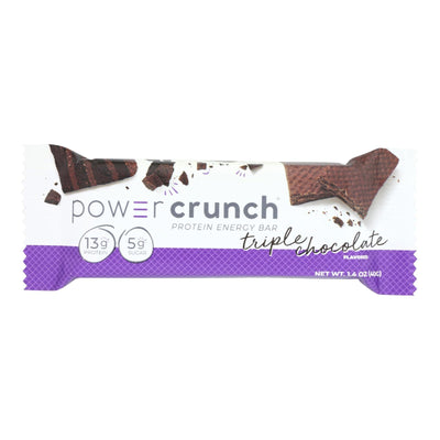 Power Crunch Bar - Triple Chocolate - Case Of 12 - 1.4 Oz - Orca Market