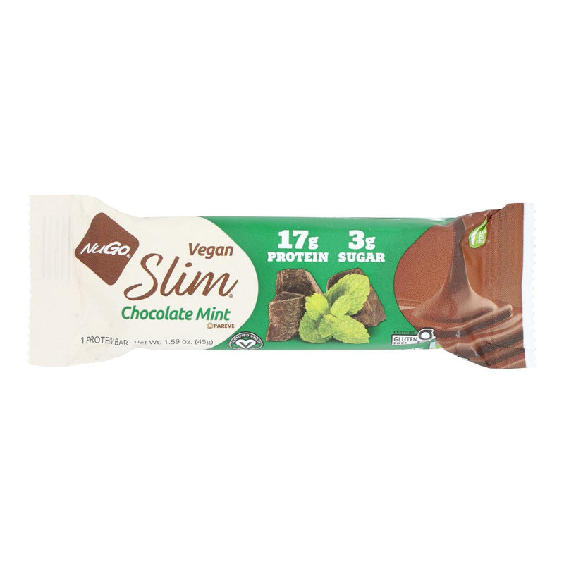 Nugo Nutrition Bar Nugo Slim Bar - Chocolate Mint - Case Of 12 - 1.59 Oz - Orca Market