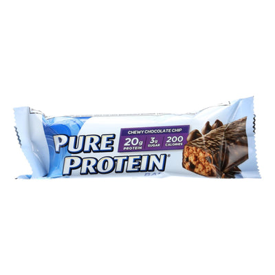 Pure Protein Bar - Chocolate Chip - Case Of 6 - 50 Grams - Orca Market