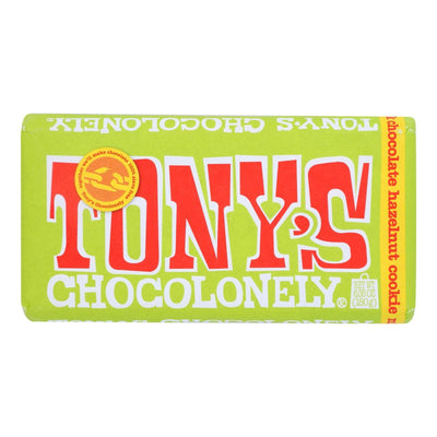 Tony's Chocolonely - Bar Milk Chocolate Hazelnut Cookie - Case Of 15-6.35 Oz - Orca Market