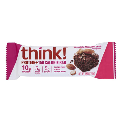 Think Products Thinkthin Bar - Lean Protein Fiber - Chocolate Almond - 1.41 Oz - 1 Case - Orca Market