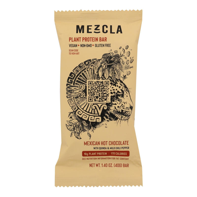 Mezcla - Protein Bar Mexican Hot Chocolate - Case Of 15-1.4 Oz - Orca Market