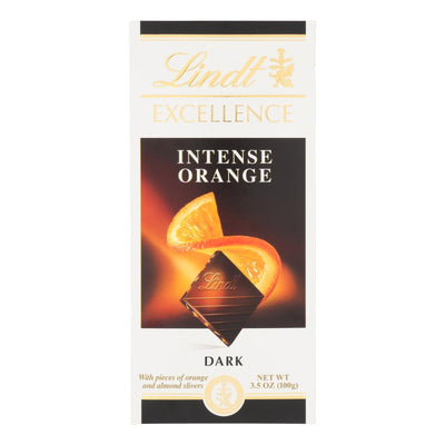 Lindt - Bar Chocolate Excel Orange - Case Of 12-3.5 Oz - Orca Market