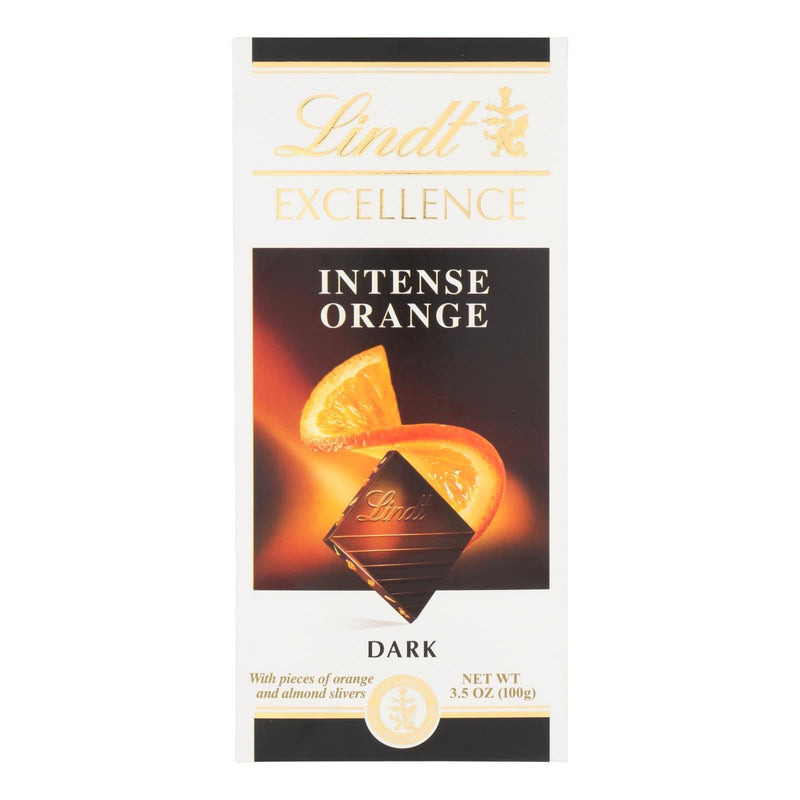 Lindt - Bar Chocolate Excel Orange - Case Of 12-3.5 Oz - Orca Market