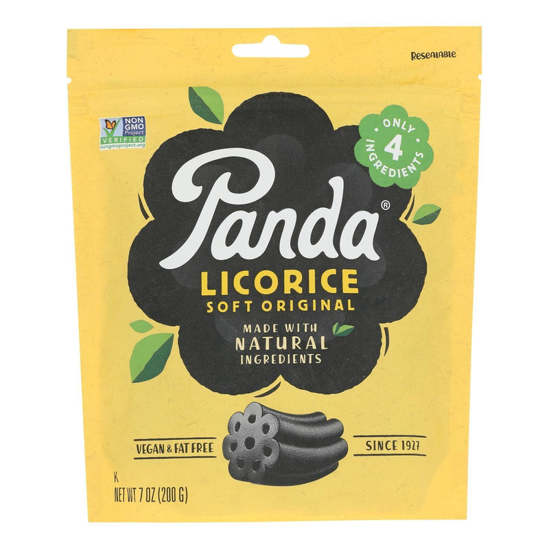 Panda Licorice - Licorice Chew Natural Bag - Case Of 8-7 Oz - Orca Market