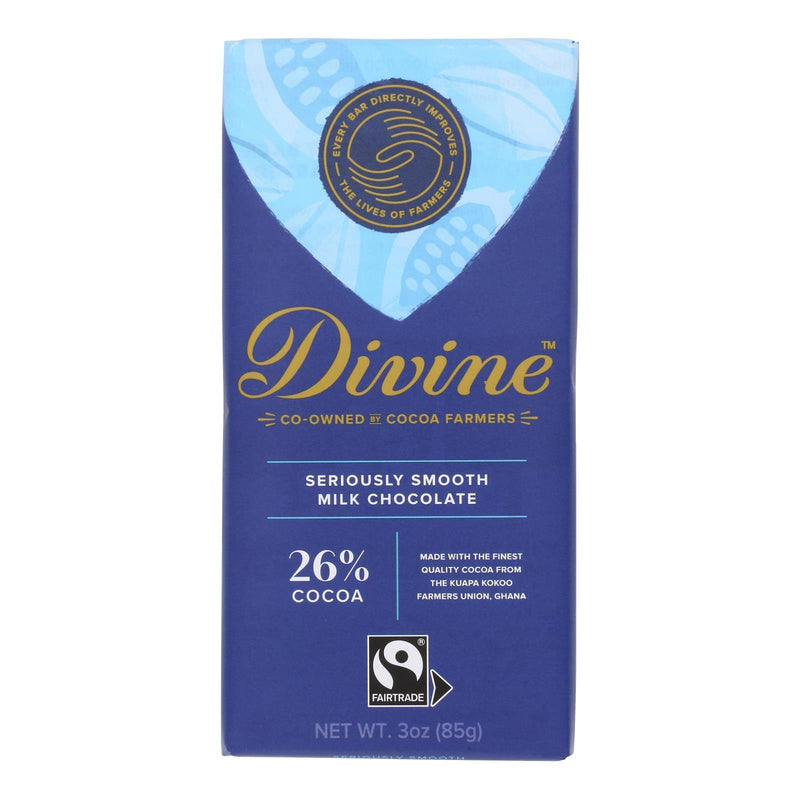 Divine - Bar Milk Chocolate - Case Of 12 - 3 Oz - Orca Market